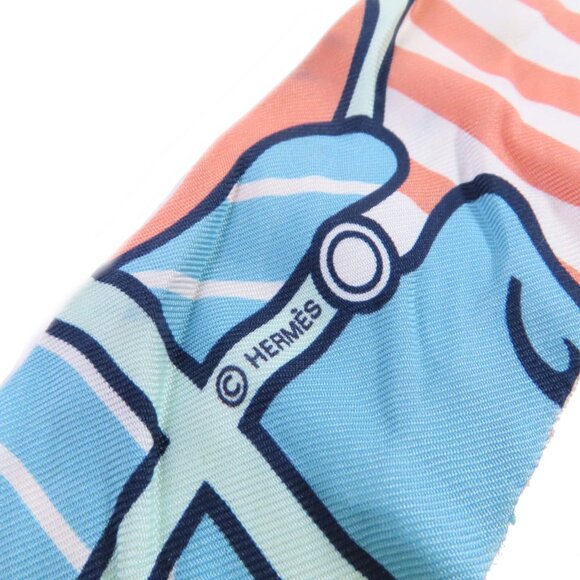 ❤️HERMES Twilly Scarf Scarves Silk❤️ - Picture 9 of 15